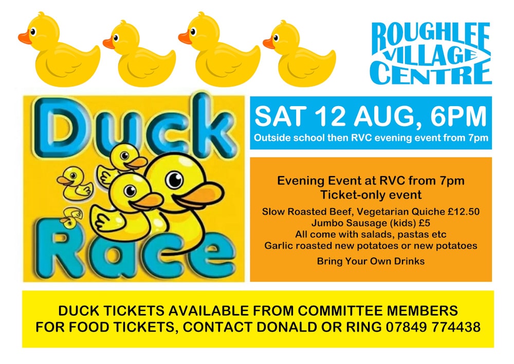 Roughlee Duck Race 2023