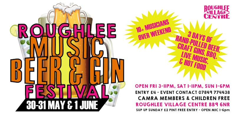 Roughlee Music Beer Gin festival 2025