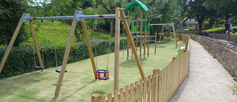 Barley Playground - New swings