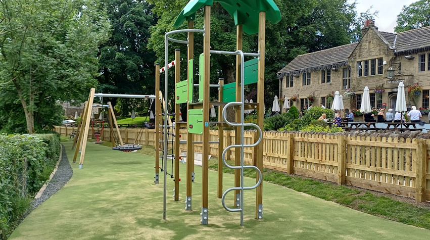 Barley Playground - New Climbing Frame